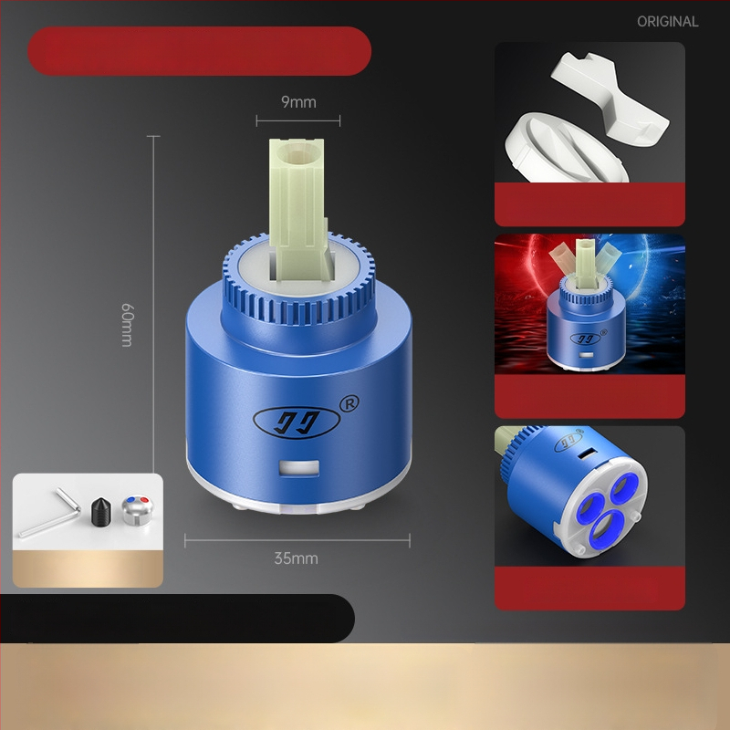 Sada jadra ventilu na kohútiku s meďo-keramickou konštrukciou, model HX-A-1266 (180° otáčanie, max. 99°C prevádzka, 10 rokov životnosti)