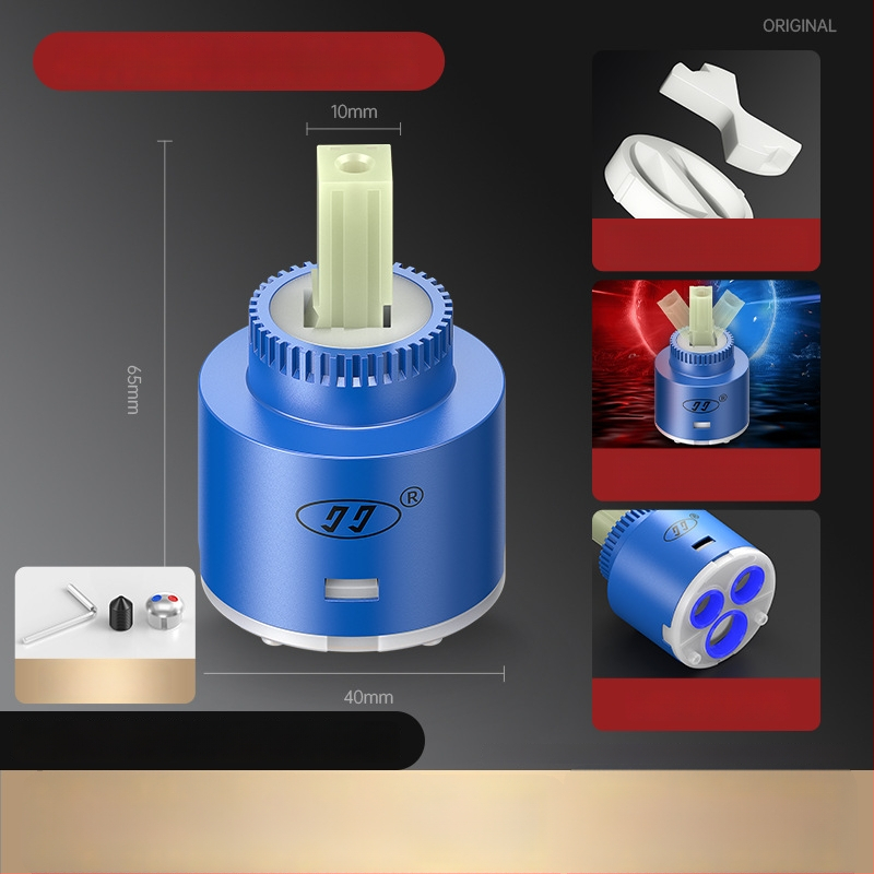 Sada jadra ventilu na kohútiku s meďo-keramickou konštrukciou, model HX-A-1266 (180° otáčanie, max. 99°C prevádzka, 10 rokov životnosti)