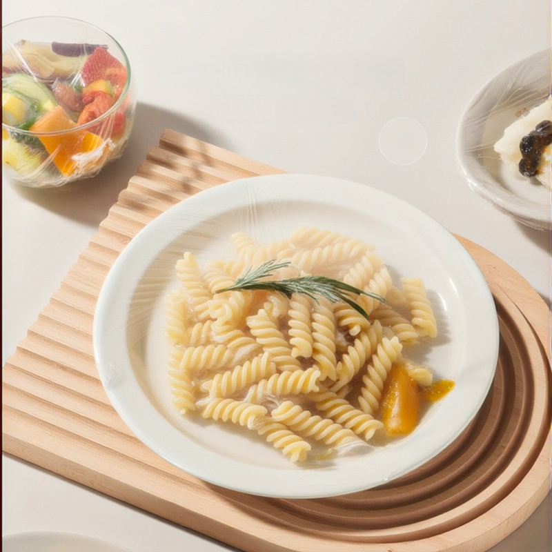 Obal na potravinový film – jednorazový kryt na zavesenie, PE materiál, domáce použitie, 60 kusov