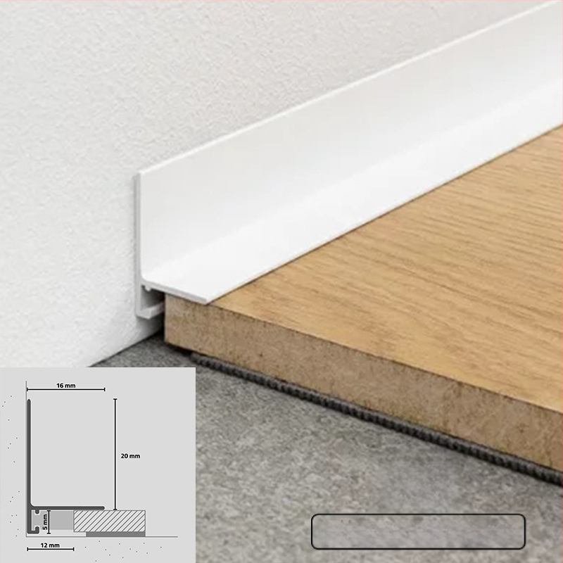 Miniatúrny spodný panel z hliníkovej zliatiny, plochý štýl, ľahký luxus