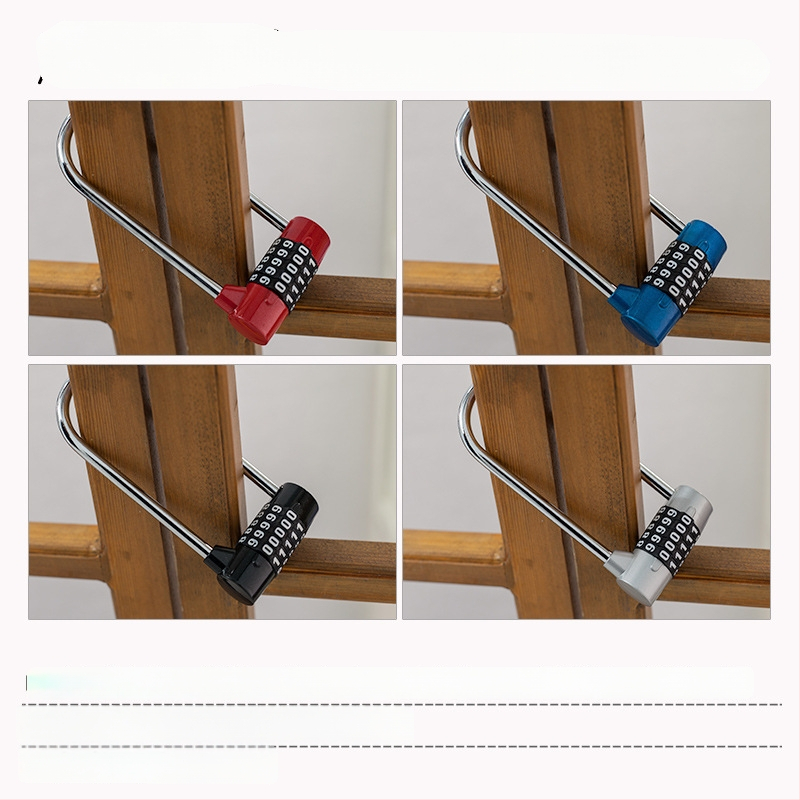 Rukoväť skrinky s číselným zámkom | model JL-115, materiál: zliatina zinku + PC, hrúbka zámkovej tyče 7 mm, rozstup zámkovej tyče 43 mm, typ: čísla, štýl: moderná jednoduchosť