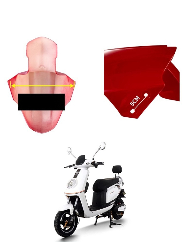 Predný blatník kolies pre elektrické vozidlo, ochrana proti špliechaniu pre batériový motocykel, Kepu – unisex, univerzálne príslušenstvo