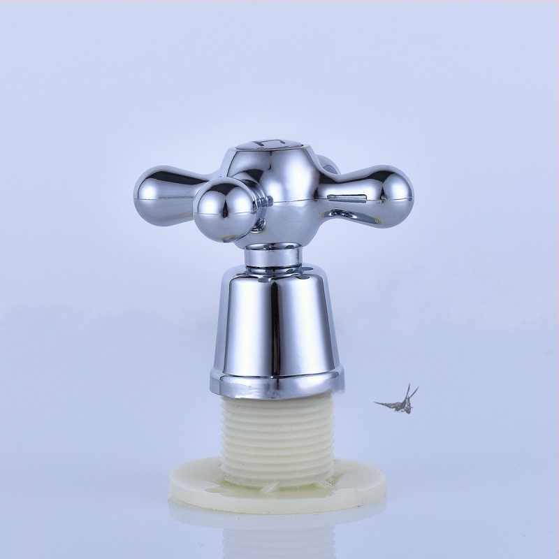 Rukoväť pre kohútik s uhlovým ventilom — plastová, jednoprvková konštrukcia, moderný minimalistický štýl, spracovanie na zákazku