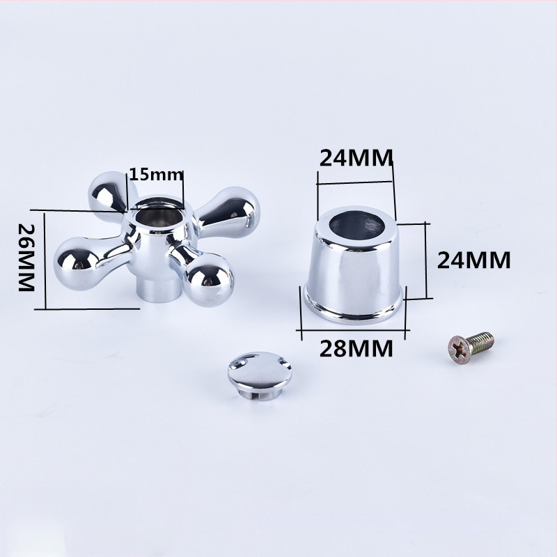 Rukoväť pre kohútik s uhlovým ventilom — plastová, jednoprvková konštrukcia, moderný minimalistický štýl, spracovanie na zákazku