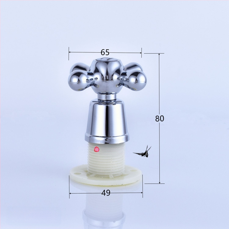 Rukoväť pre kohútik s uhlovým ventilom — plastová, jednoprvková konštrukcia, moderný minimalistický štýl, spracovanie na zákazku