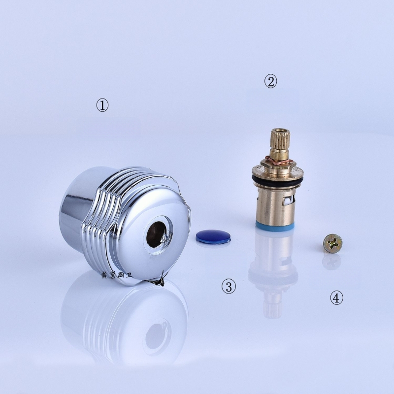 Rukoväť pre kohútik s uhlovým ventilom — plastová, jednoprvková konštrukcia, moderný minimalistický štýl, spracovanie na zákazku