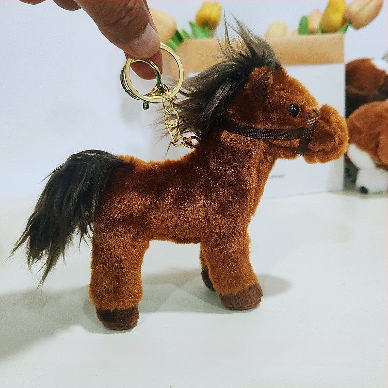 Kôň plyšová hračka, PP bavlna výplň, unisex, súkromná značka logo prispôsobenie, vitrínová dekorácia, 14+ rokov