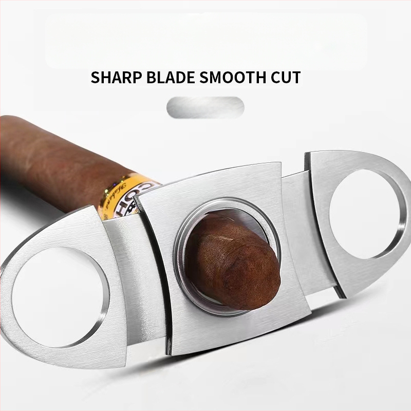 Cigarové nožnice, nerezová oceľ, dvojité ostrie, prenosné, ručné, povrchová úprava vodným postrekom