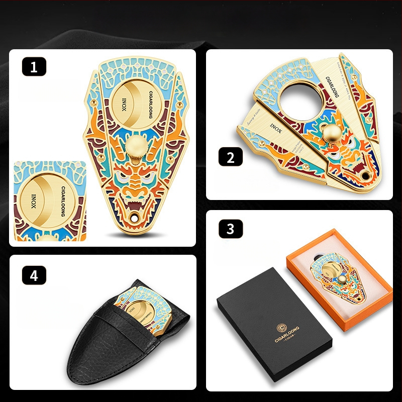 Cigarlong CL-162 Zastrihovač na cigary s nerezovou čepeľou