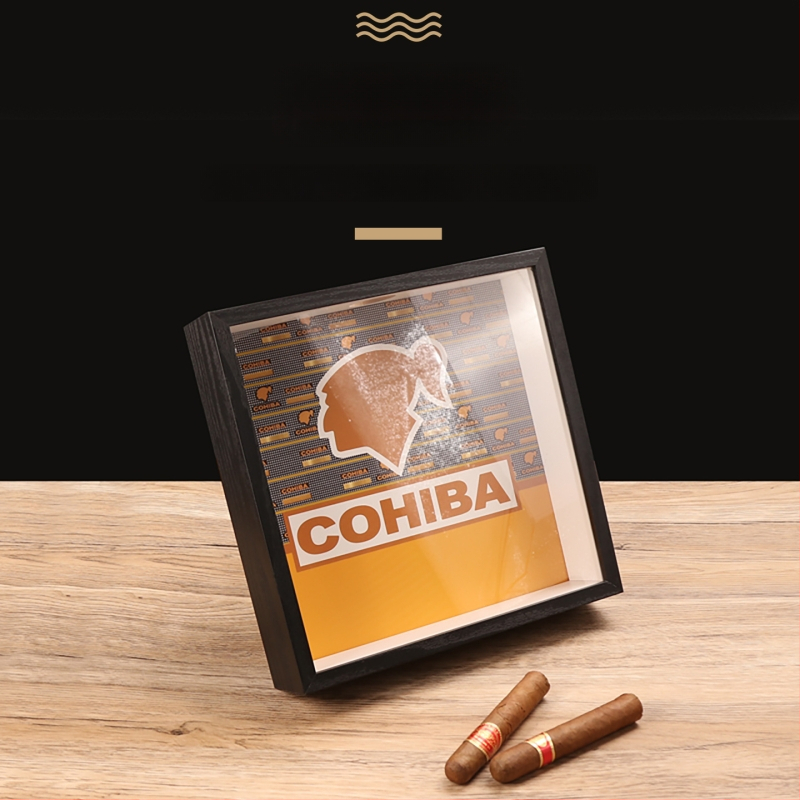 Futeng Box na Etikety Cigára – Plastový Displejový Box pre Zbierky, Prémiový Dar