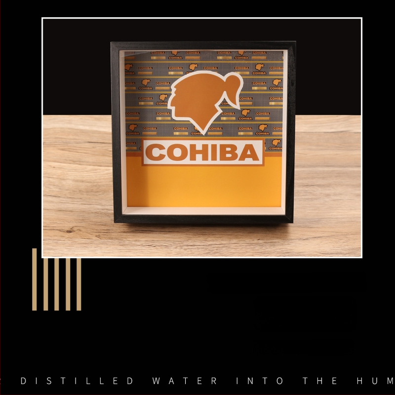 Futeng Box na Etikety Cigára – Plastový Displejový Box pre Zbierky, Prémiový Dar