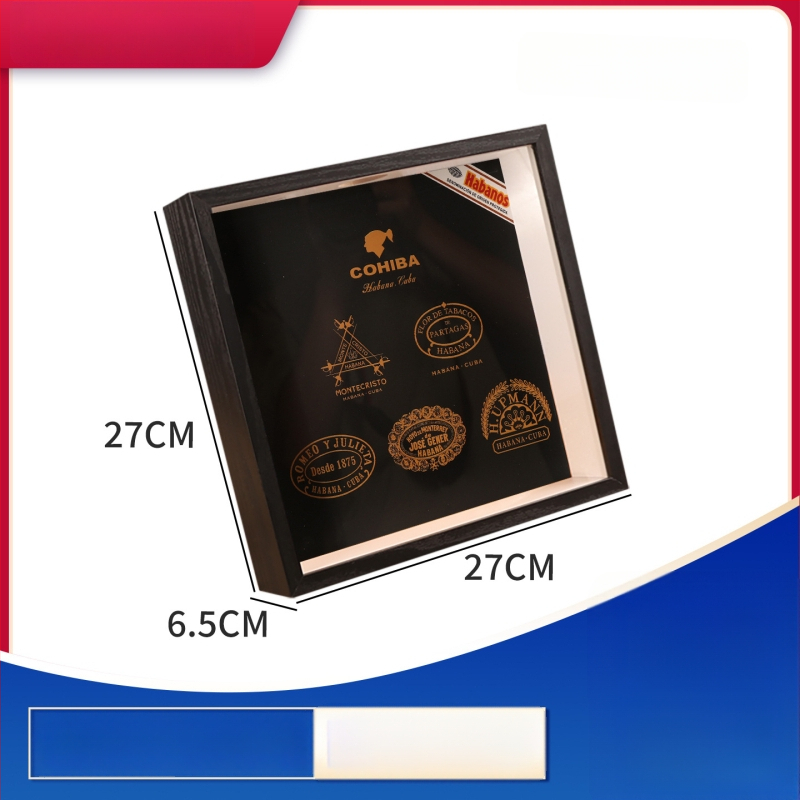Futeng Box na Etikety Cigára – Plastový Displejový Box pre Zbierky, Prémiový Dar