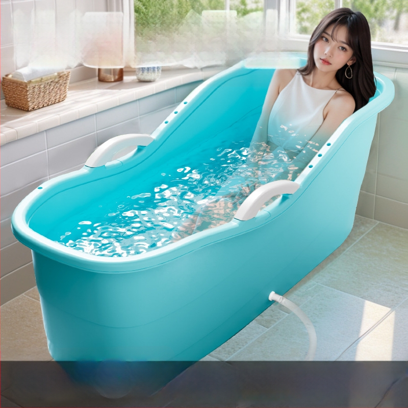 Dóza na kúpanie pre dospelých, plastová, izolovaná, s konštantnou teplotou a parou