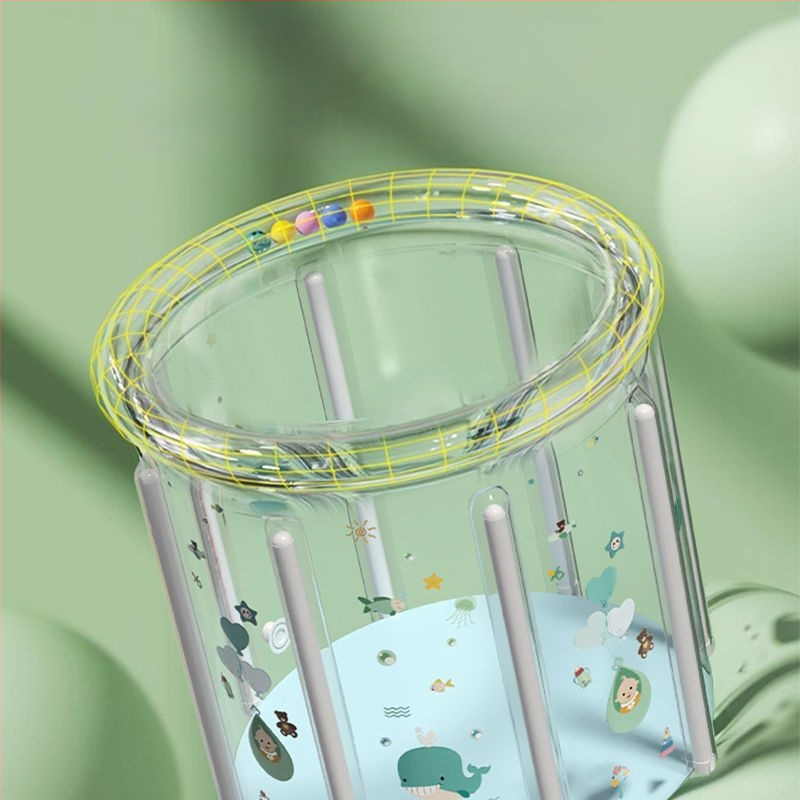 Detská vaňa na kúpanie – skladacia, nafukovacia, nepremokavý materiál, vhodná pre kúpanie detí