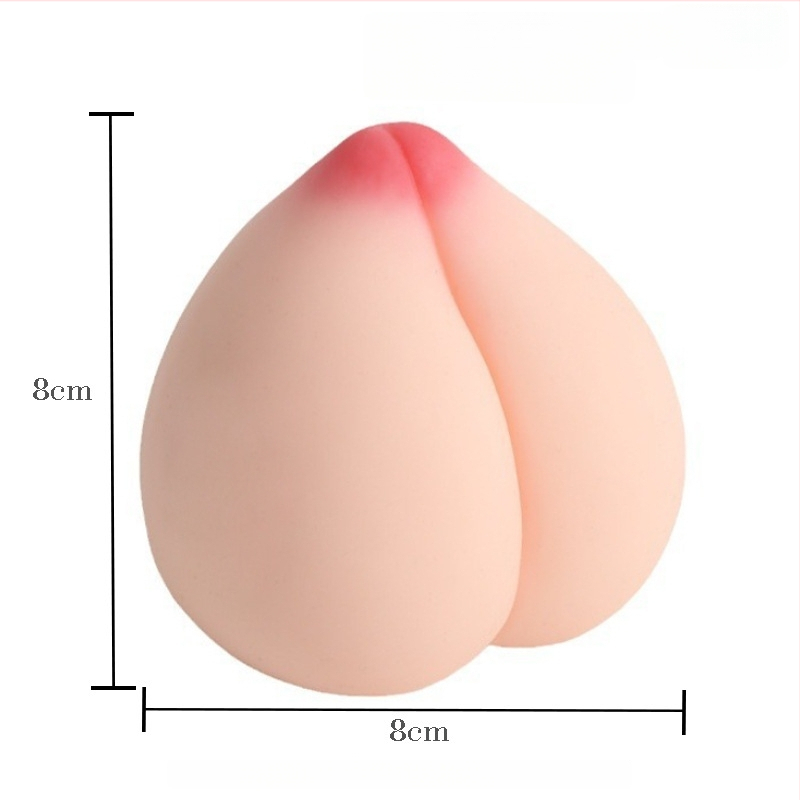 Mužský masturbátor pohár, Peach Milk Flying Cup; Materiál: TPE, Ovládanie: ručné, Lubrikant: žiadny, Značka: Drunk Cat