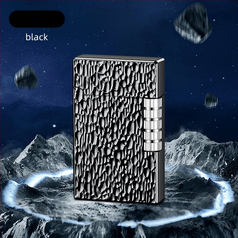 Honglin kovový zapaľovač na bután s možnosťou loga, moderný minimalistický dizajn; darček pre narodeniny