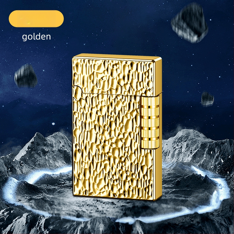 Honglin kovový zapaľovač na bután s možnosťou loga, moderný minimalistický dizajn; darček pre narodeniny