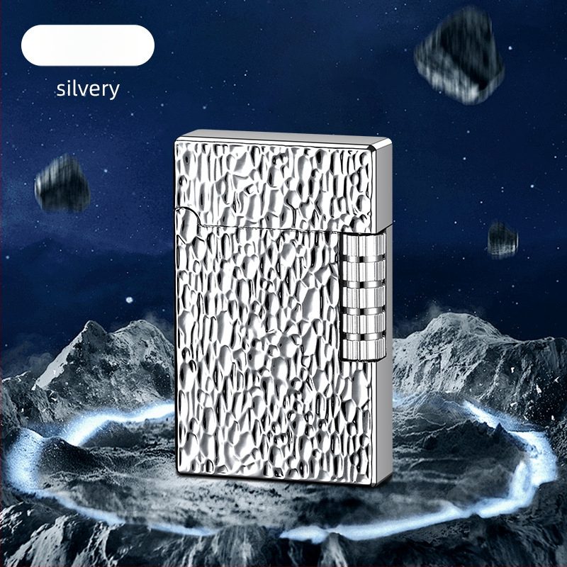 Honglin kovový zapaľovač na bután s možnosťou loga, moderný minimalistický dizajn; darček pre narodeniny