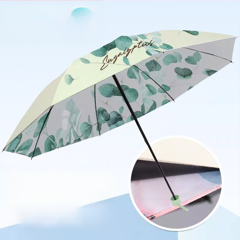 Heavenly Dáždnik na slnko a dážď s dvojitou vrstvou, UPF 50+ UV ochrana, 8 lúčov oceľový rám a stredový stĺp, ručné otvorenie a zatváranie, 210T polyester materiál