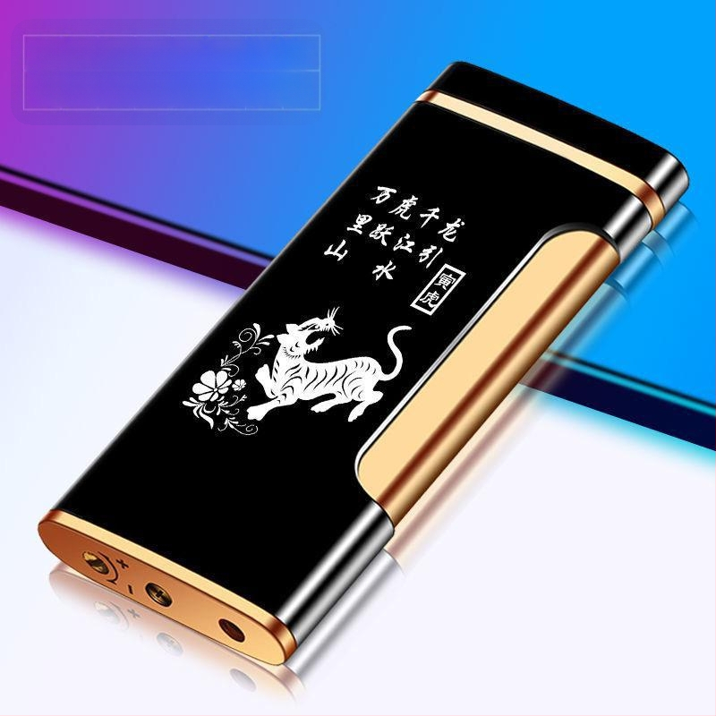 Desayama Zodiak Ultra tenký kovový zapaľovač, vetru odolný, s vlastným gravírovaním