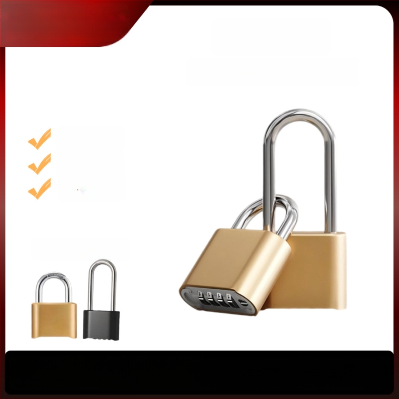 Kombinovaný zámok s digitálnym kódom, vodeodolný, zinková zliatina; hrúbka zámkovej tyčky 8 mm, rozstup tyčí 25,5 mm; vhodné pre batožinu, posilňovňu a skriňu.