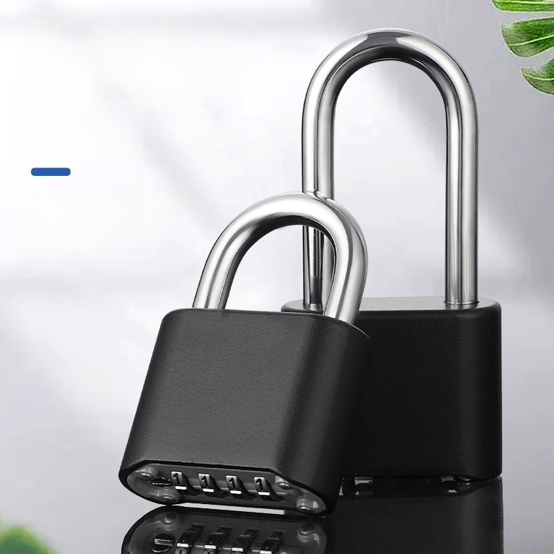 Kombinovaný zámok s digitálnym kódom, vodeodolný, zinková zliatina; hrúbka zámkovej tyčky 8 mm, rozstup tyčí 25,5 mm; vhodné pre batožinu, posilňovňu a skriňu.