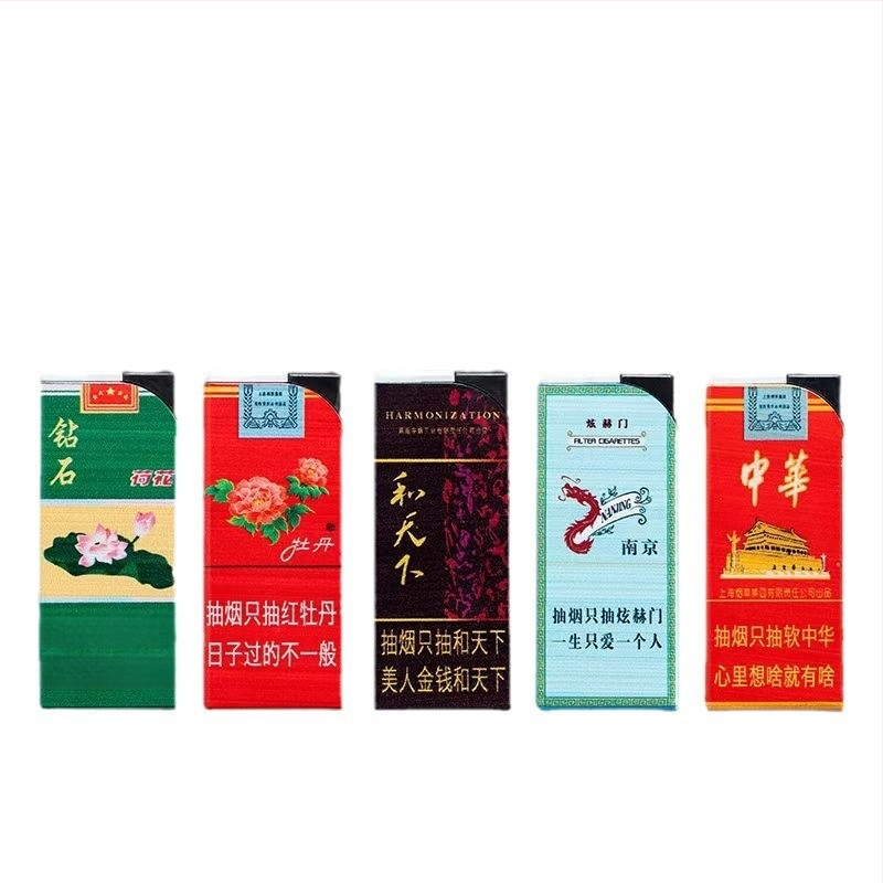 Zapaľovač s kovovým telom, proti vetru, opakovane plniteľný, palivo bután, štýl národného trendu