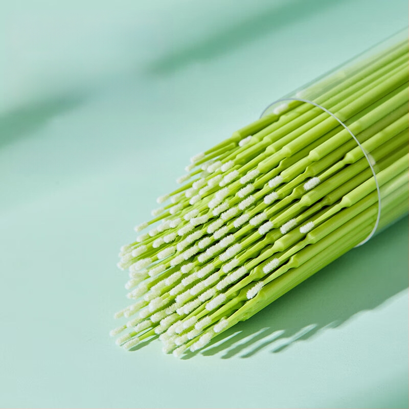 Hiseas Hina Nano sady štetcov na make-up, 100 kusov, nano štetiny, valcová kozmetická škatuľka, prenášateľná rukoväť