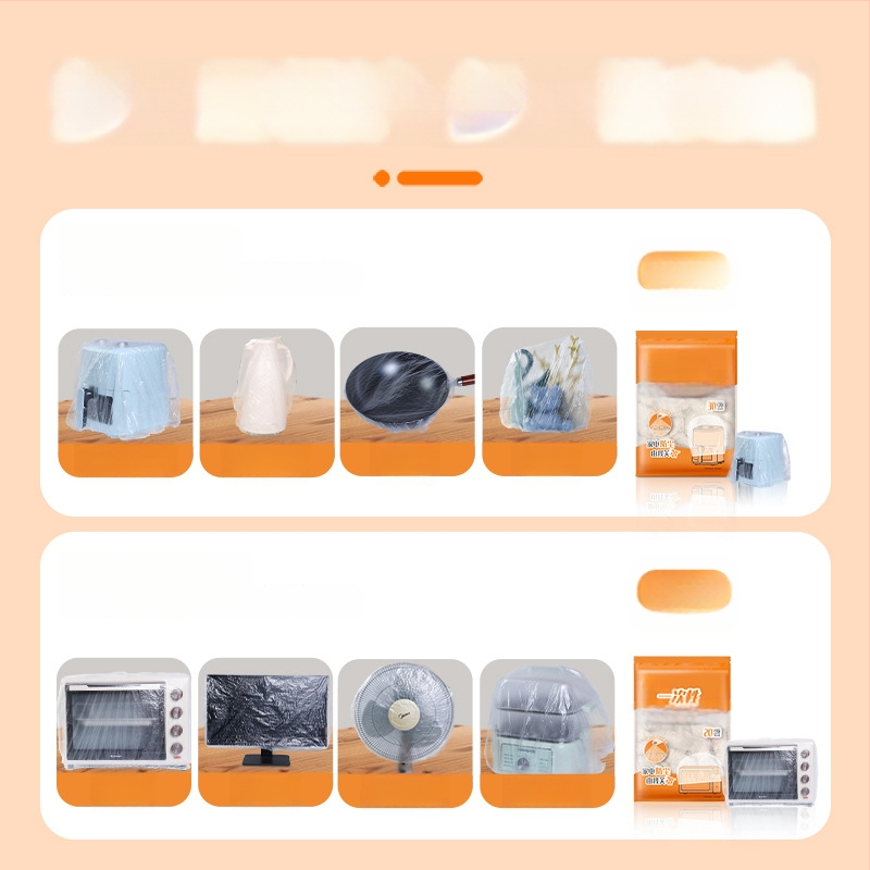 Miaojie Zhutnené Jednorázové Krytie proti prachu pre Domáce Spotrebiče, PE/Polyetylén, Viacúčelové, Vhodné pre Varenie Ryže a Mikrovlnnú rúru