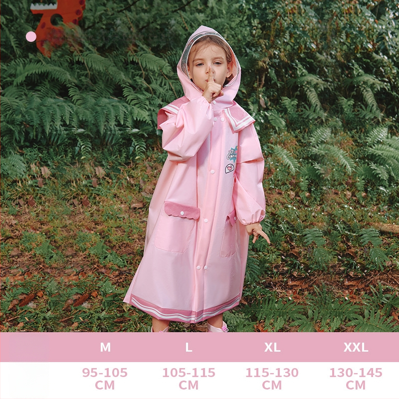 Detský EVA dážďový pončo na turistiku - nepremokavý, pre 1 osobu, možnosť potlače loga, prispôsobiteľný