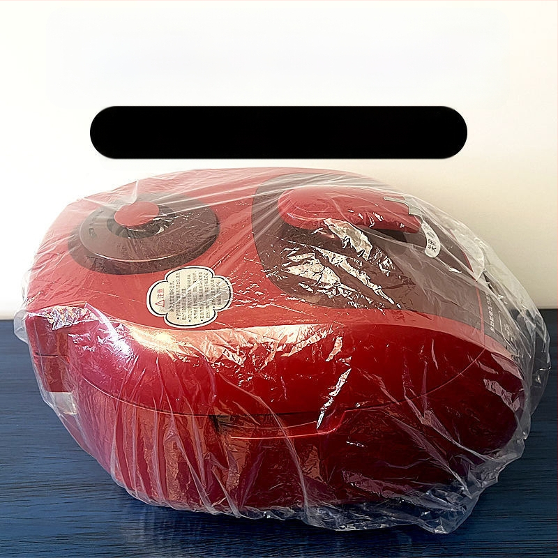 Jednorázový kryt proti prachu pre hrniec na ryžu a mikrovlnnú rúru, priehľadný, extra veľký, hrubý plastový kryt na skladovanie