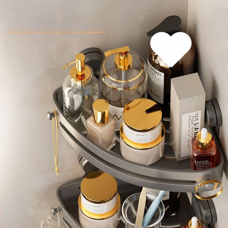 Posilnená trojuholníková rohová polica do kúpeľne s prísavkami, na stenu, z nehrdzavejúcej ocele, jednoduchý moderný štýl