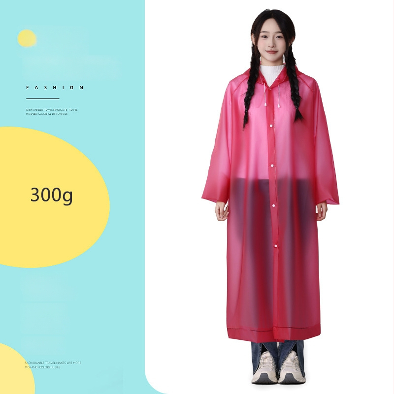 TPU pláštenka pre dospelých, dlhá, opakovane použiteľná, pre turistiku, hrúbka materiálu 0.18 mm