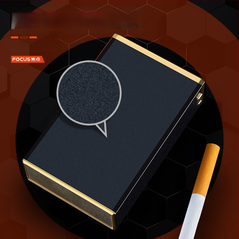 Kovová kazeta na cigarety so posúvacím viečkom – Balík 100, Tlač loga, Prispôsobiteľné