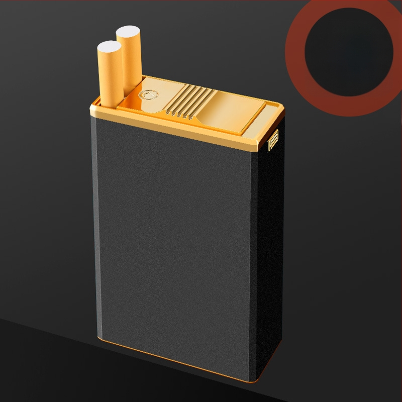 Kovová kazeta na cigarety so posúvacím viečkom – Balík 100, Tlač loga, Prispôsobiteľné