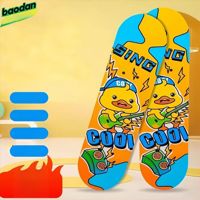 Skateboard – drevený deck, dvojitý kick, TY008, Zhejiang, pre deti