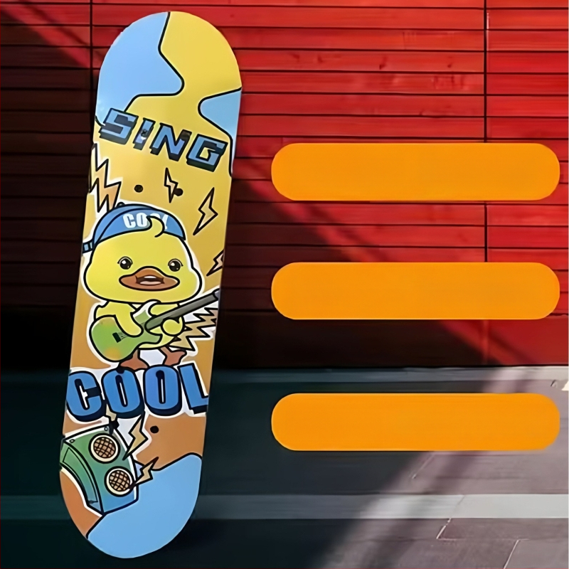 Skateboard – drevený deck, dvojitý kick, TY008, Zhejiang, pre deti