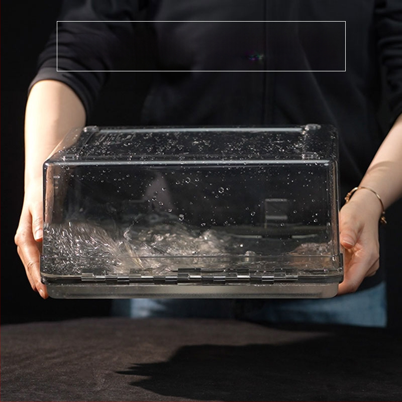 Grus humidor na cigare s cedrovým drevom na starnutie, prenosný a uzavretý