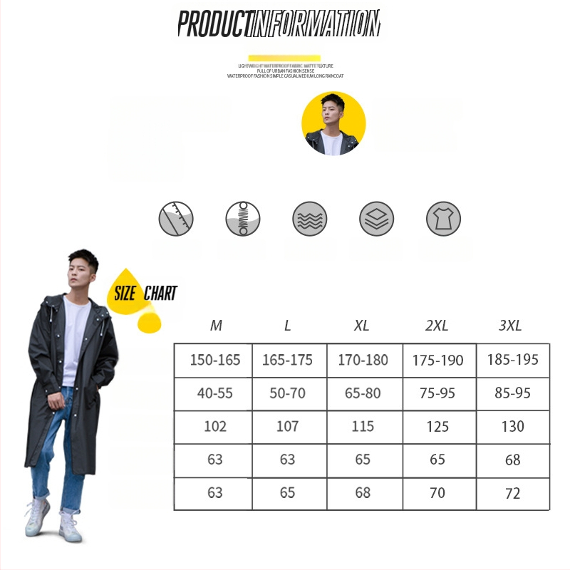 Mr. Rain EVA jednopierové pončo na dážď pre dospelých – turistika a aktivity v prírode