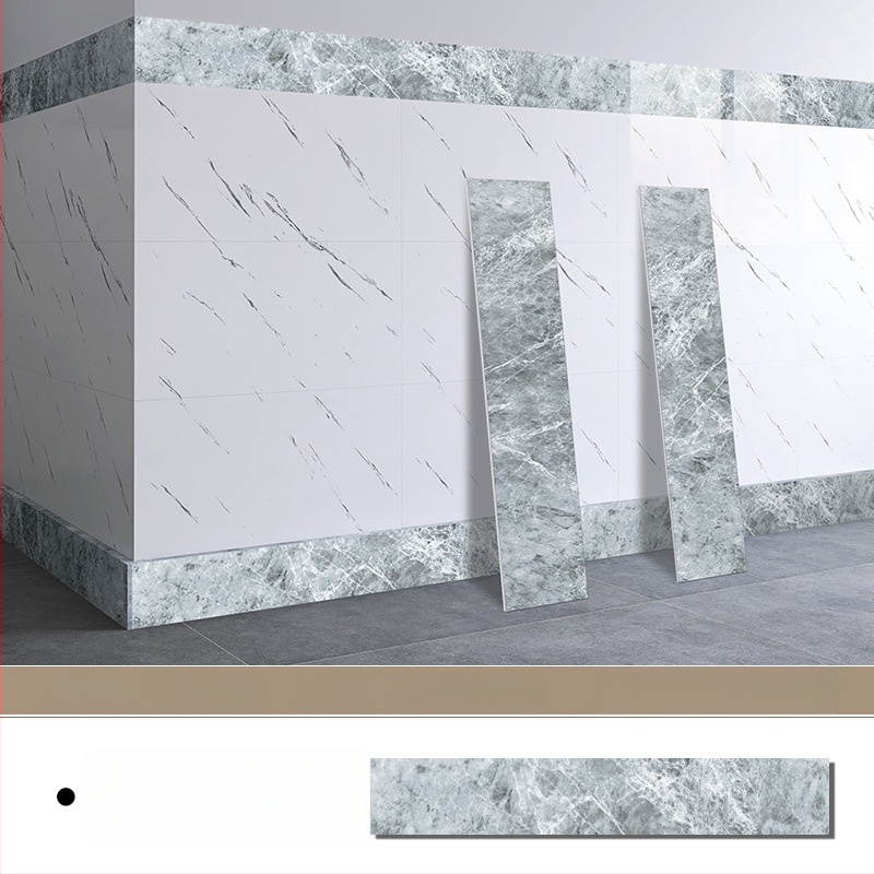 Samolepiaca nálepka na stenu – samolepiaca líšta pod stenu, PET materiál, moderný minimalistický štýl, vhodné do obývačky, spálne, pracovne, kuchyne a kúpeľne.