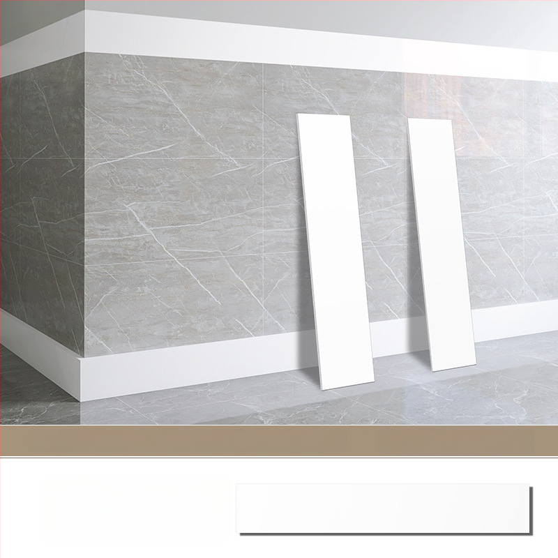 Samolepiaca nálepka na stenu – samolepiaca líšta pod stenu, PET materiál, moderný minimalistický štýl, vhodné do obývačky, spálne, pracovne, kuchyne a kúpeľne.