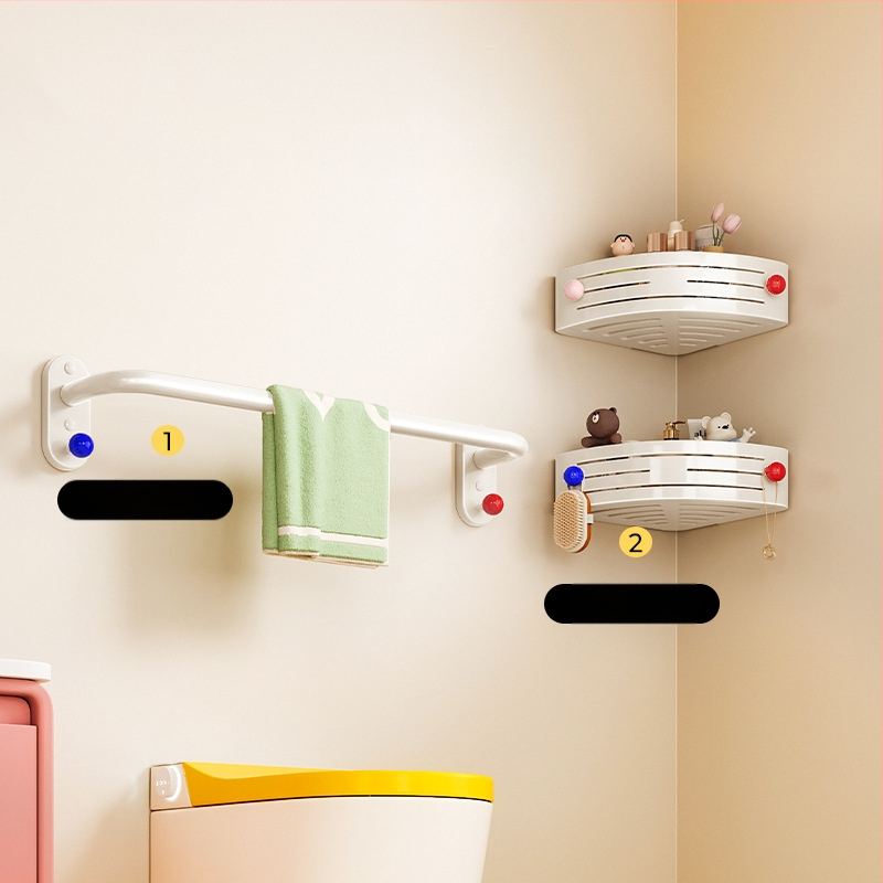 Stojan na uteráky do kúpeľne, hliník, povrchová úprava striekaným plastom, moderný minimalizmus; dostupné zostavy od 2-6 dielov