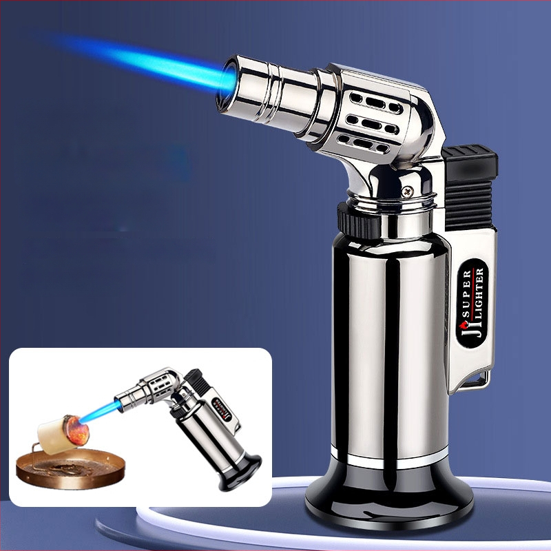 Kovový zapalovač na bután s dlhým ramenom – vetru odolný, viacúčelový pre kadidlo, cigarety a moxibustiu (Model LF550)