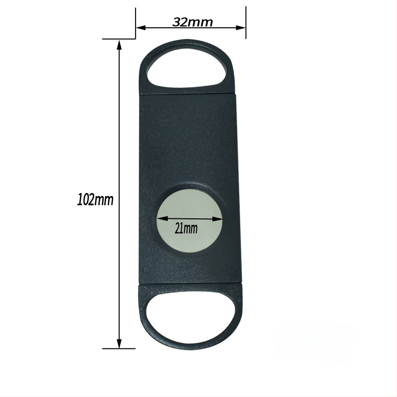Cigárový rezací nôž s tvarom V, plastový, dvojité využitie, dierovač
