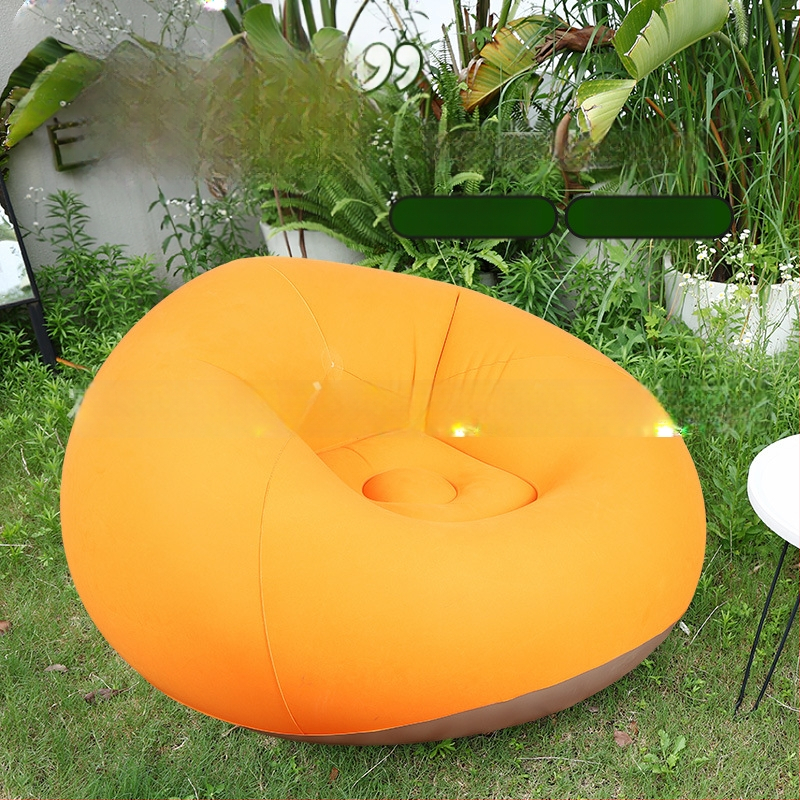 Nafukovacia sedačka v tvare gule (PVC; 1 osoba; 1,1 kg čistá hmotnosť; nafúknutie vzduchovou pumpou; kód produktu Qx-sf)