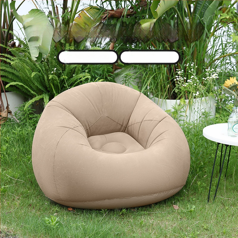 Nafukovacia sedačka v tvare gule (PVC; 1 osoba; 1,1 kg čistá hmotnosť; nafúknutie vzduchovou pumpou; kód produktu Qx-sf)