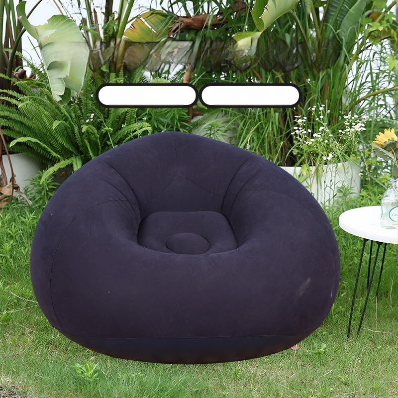 Nafukovacia sedačka v tvare gule (PVC; 1 osoba; 1,1 kg čistá hmotnosť; nafúknutie vzduchovou pumpou; kód produktu Qx-sf)