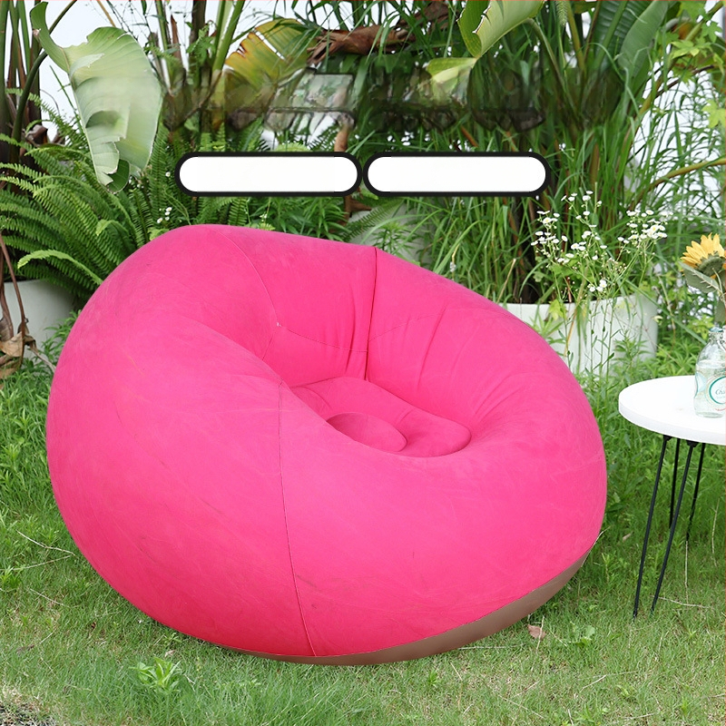 Nafukovacia sedačka v tvare gule (PVC; 1 osoba; 1,1 kg čistá hmotnosť; nafúknutie vzduchovou pumpou; kód produktu Qx-sf)