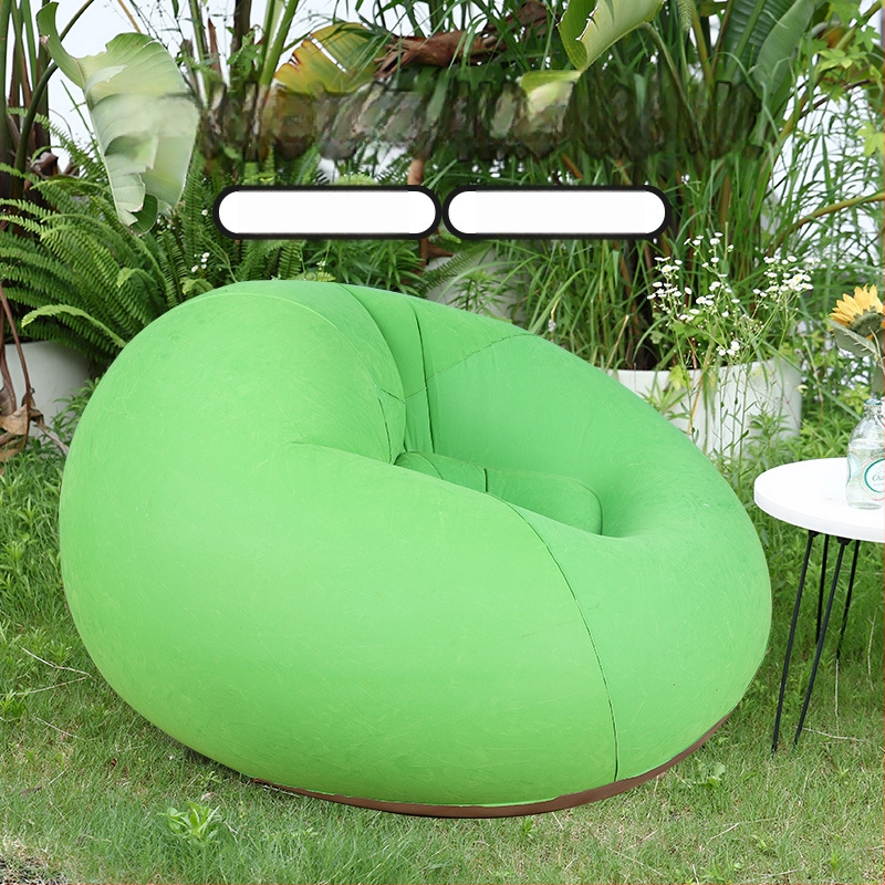 Nafukovacia sedačka v tvare gule (PVC; 1 osoba; 1,1 kg čistá hmotnosť; nafúknutie vzduchovou pumpou; kód produktu Qx-sf)