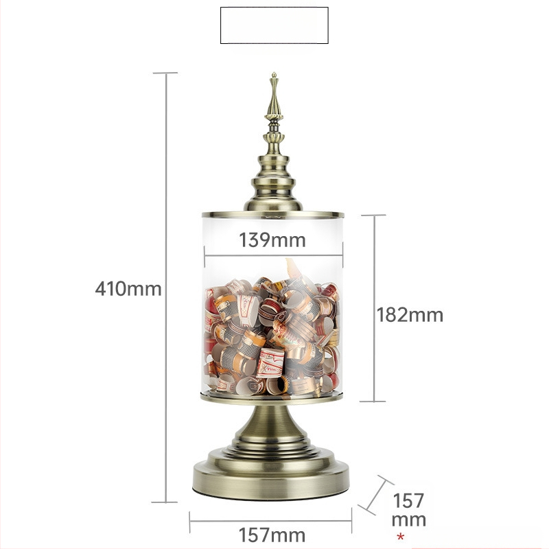 Cigarloong európsky štýl skladovacia dóza na štítky cigár – bez loga, bez možnosti personalizácie